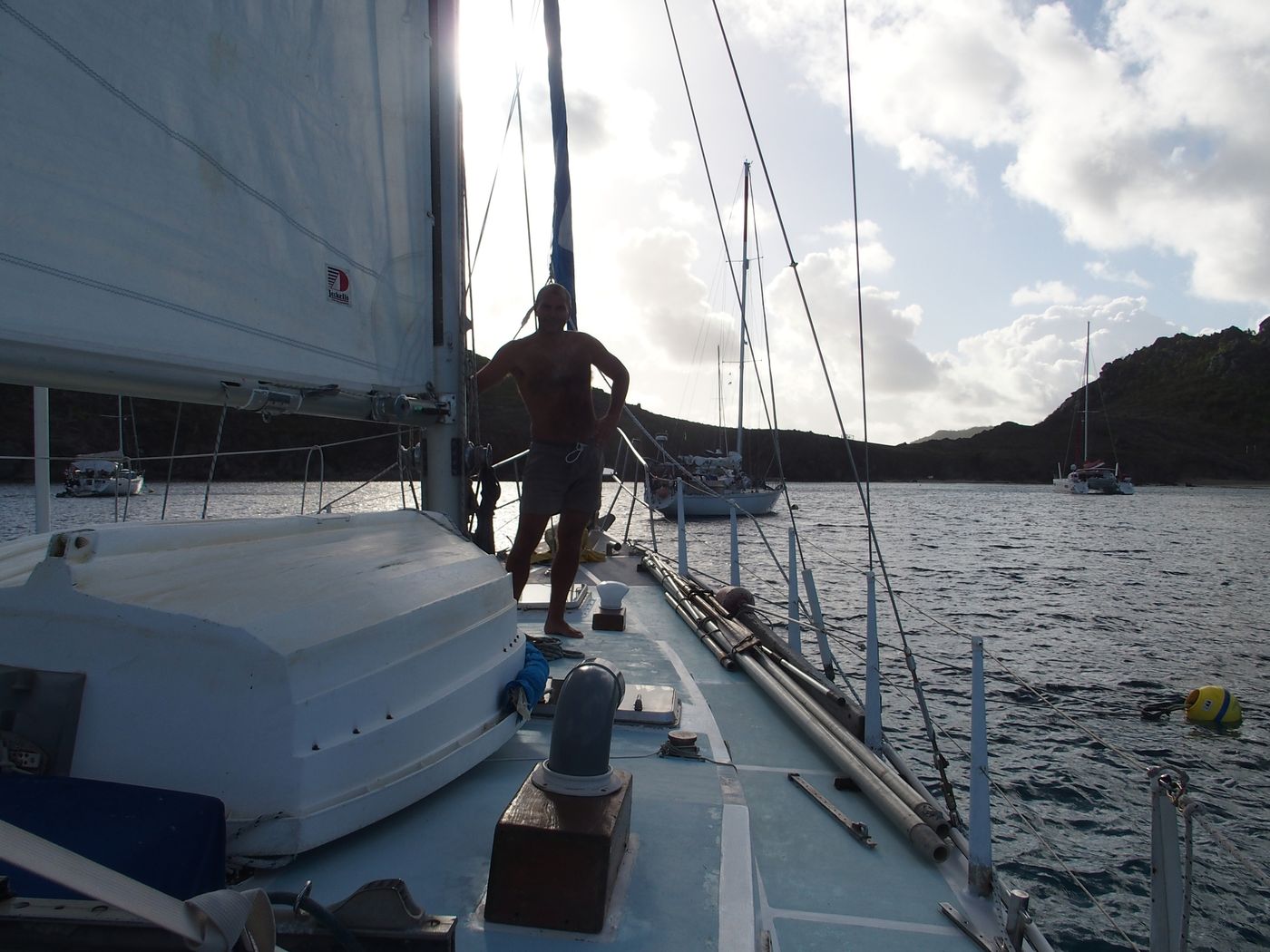 St. Barts Colombier bay mooring